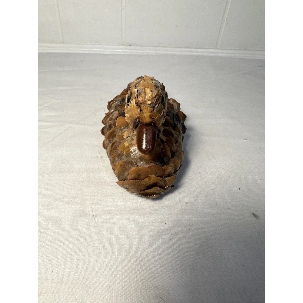 VINTAGE‎ Pine Cone MINI DUCK DECOY MADE FROM PINE CONES